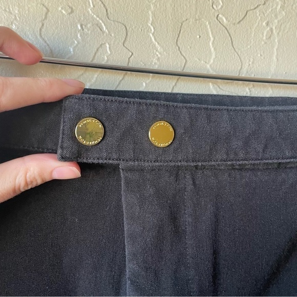 Halston Black High Rise Trousers - Picture 3 of 6